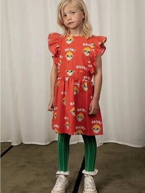 Mini Rodini Hajk Owl Dress - never worn